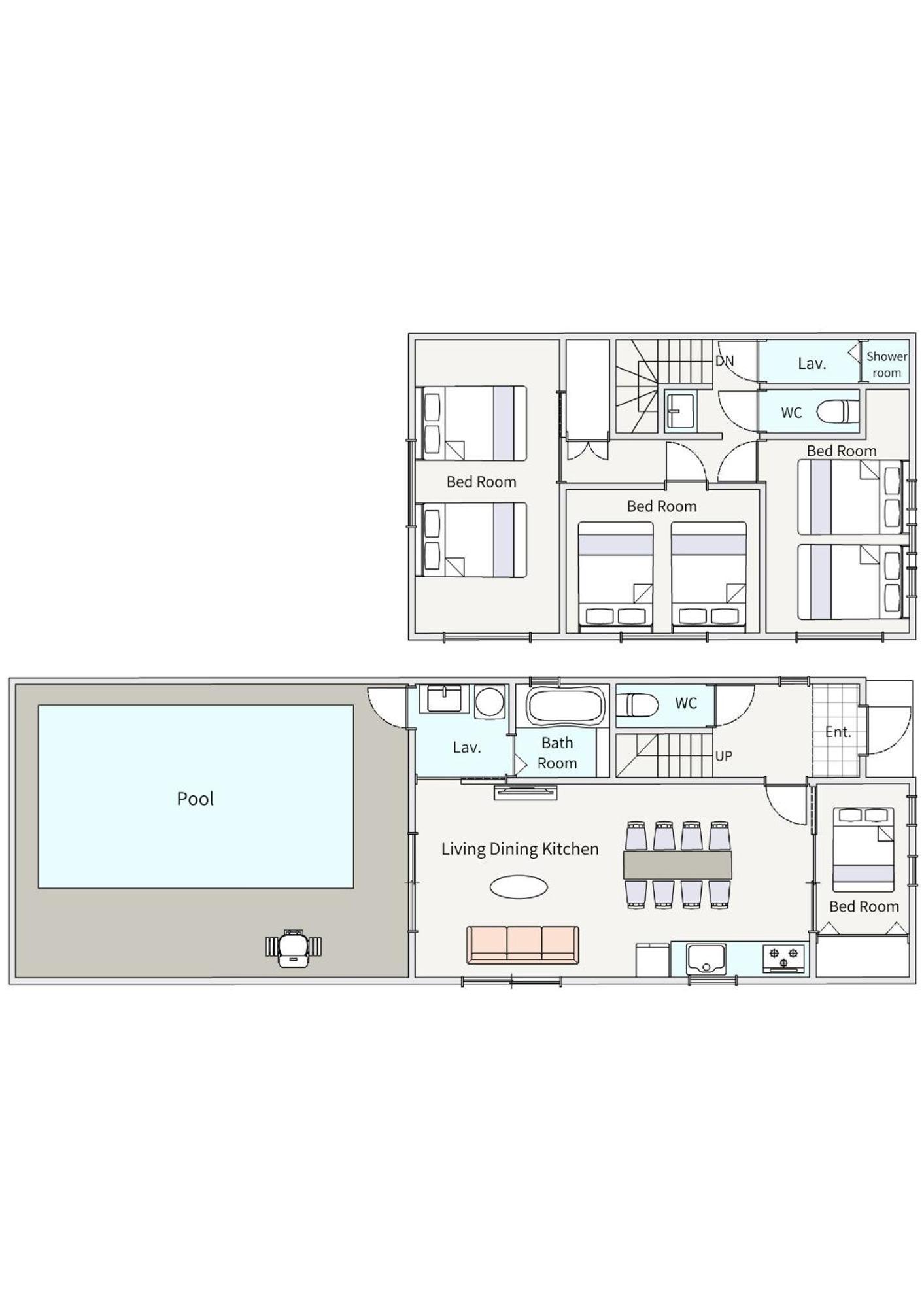 グランディオーソ沖縄プールヴィラ恩納6 Villa *